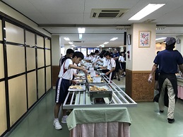 しまんちゅクラブ夕食のバイキング