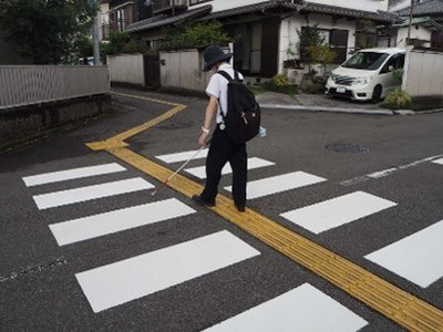 寄宿舎生、単独登校の様子