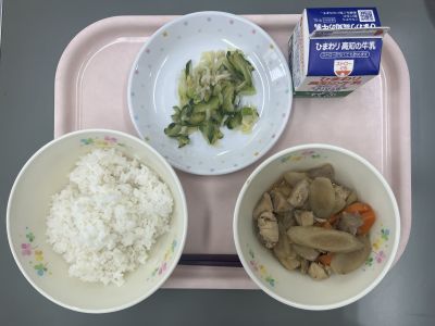 鶏と野菜の炒り煮